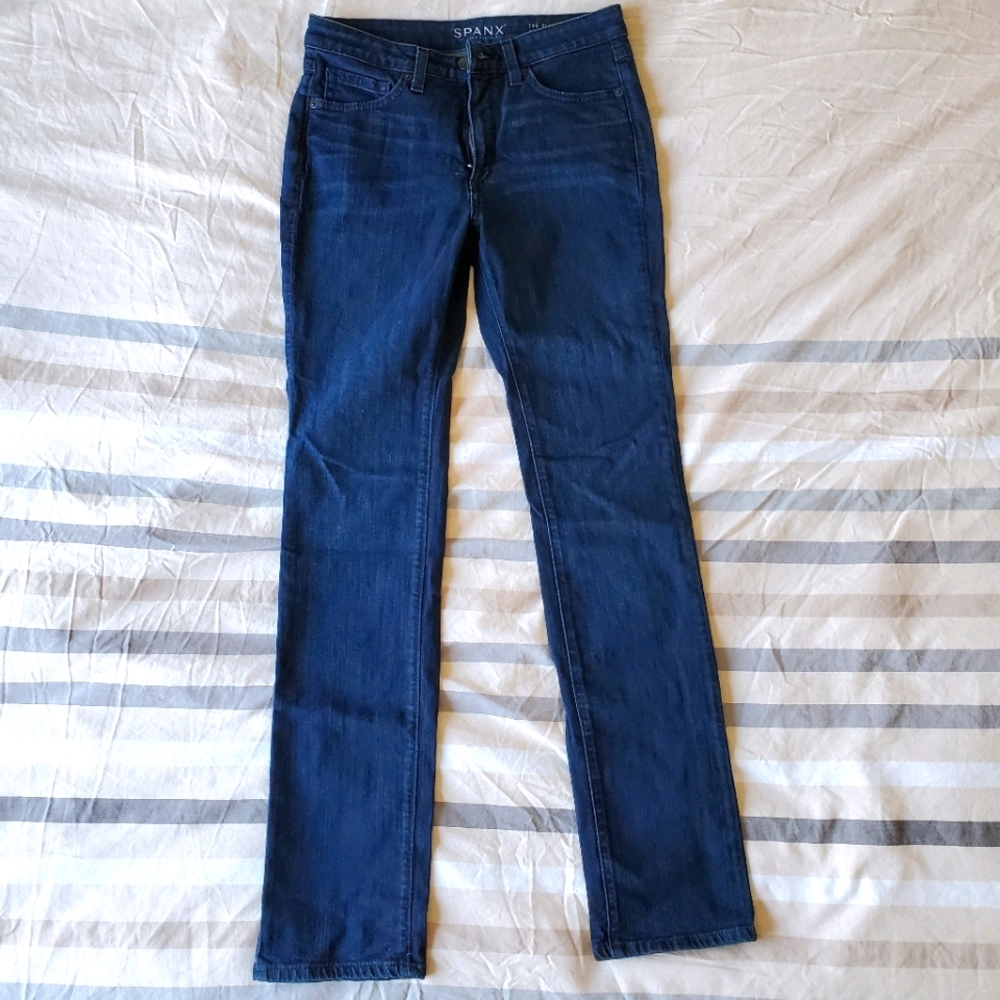 Spanx The Slim X Straight Cut Jeans 28